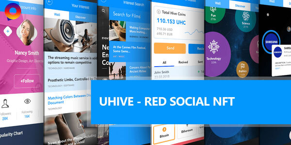 ¿Qué es Uhive? - La primera red social que crea NFT para los perfiles de los usuarios