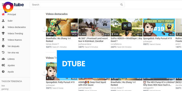 ¿Qué es Dtube? El clon de Youtube descentralizado