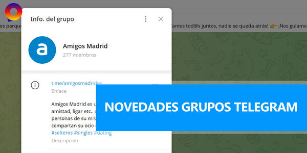 Novedades en grupos de Telegram en 2025