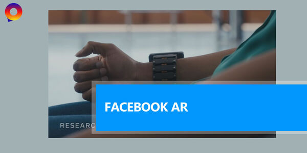 Facebook muestra un concepto de interfaz de realidad aumentada AR en la muñeca