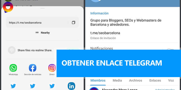 ¿Cómo obtener el enlace de un grupo de Telegram para compartirlo?