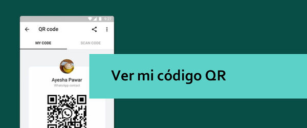 ¿Cómo puedo ver mi código QR de WhatsApp?