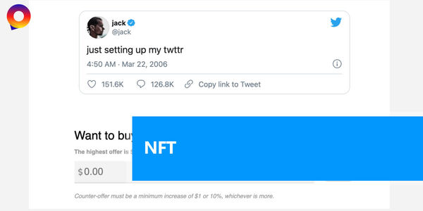 Jack Dorsey de Twitter, vende su primer tuit como un NFT por 2,9 millones de dólares 