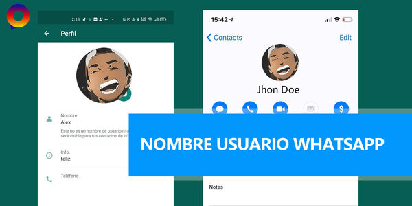 ¿Cuí¡l es mi número de WhatsApp y mi nombre de usuario?