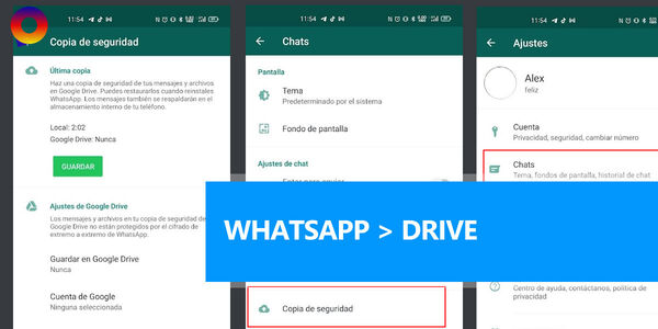 ¿Cómo hacer una copia de seguridad de WhatsApp en Google Drive?