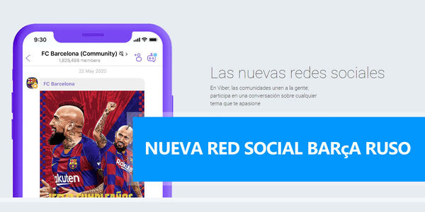 El Barça lanza su primera red social en ruso