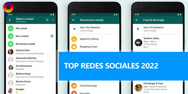 Redes sociales más utilizadas en 2022