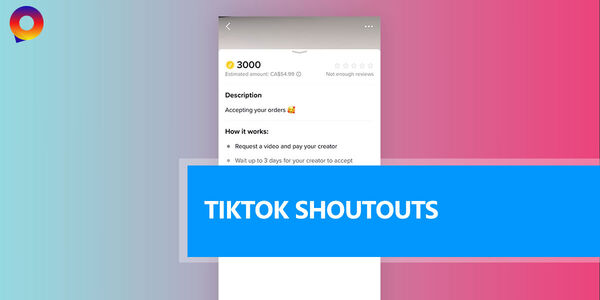 TikTok añade la nueva opción Shoutouts